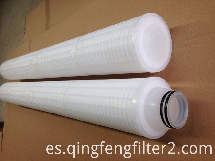 Alto flujo 10 '' 20 '' 30 pulgadas de cartuchos de filtro de PTFE con 0.2um 0.45 micrones